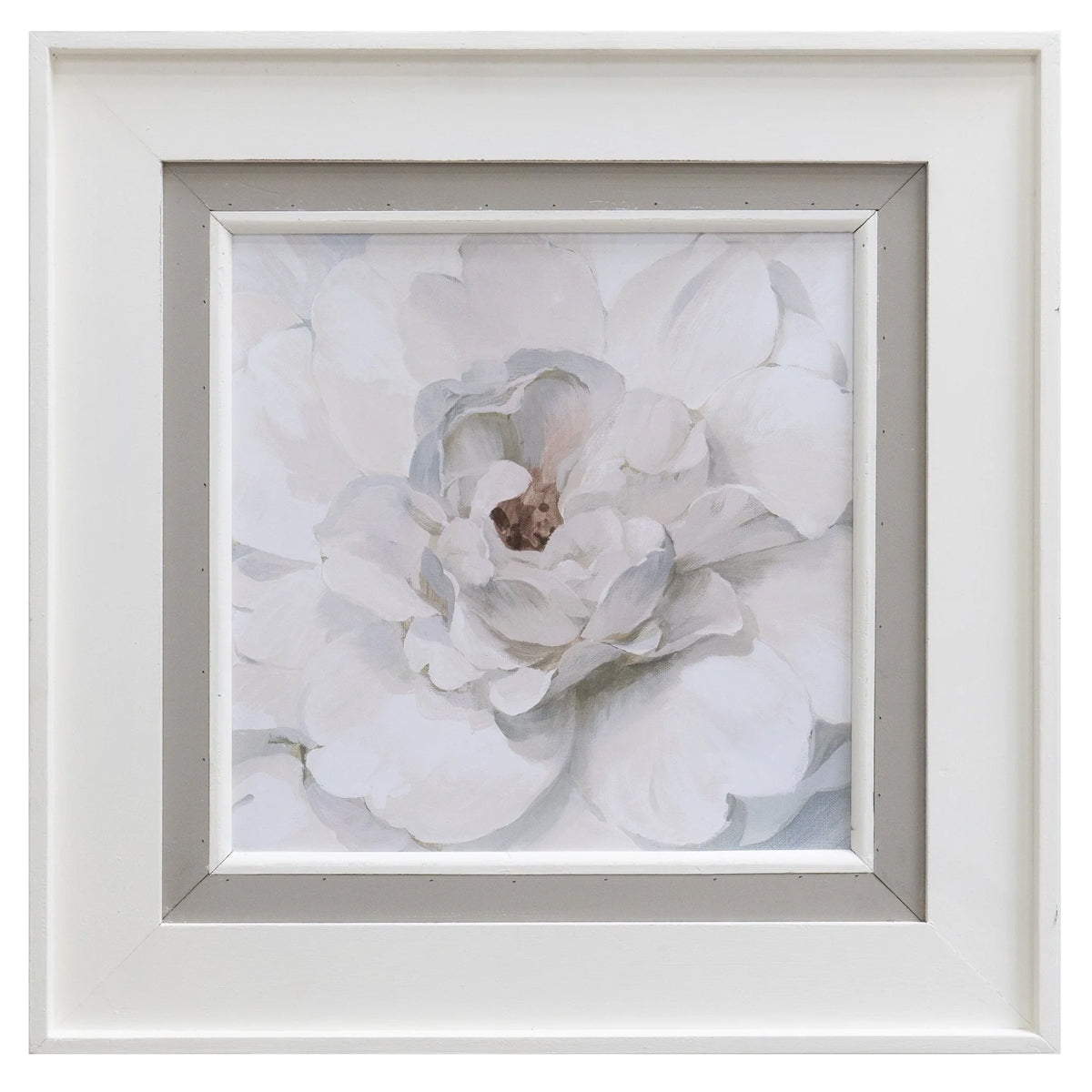NEUTRAL PEONY FRAMED ART