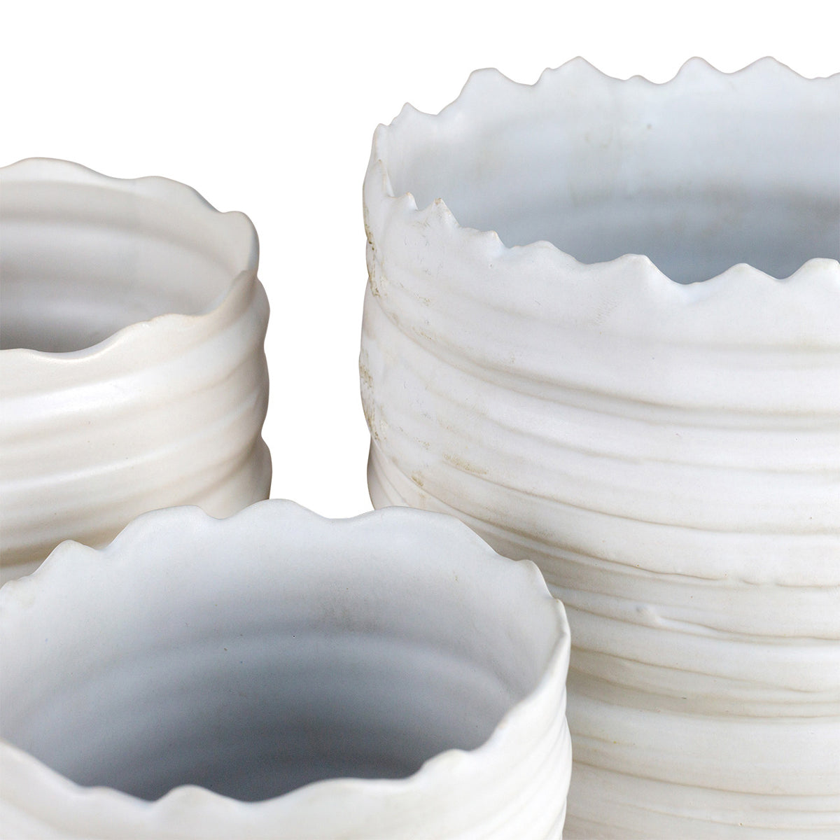Set Of 3 Lace Planters