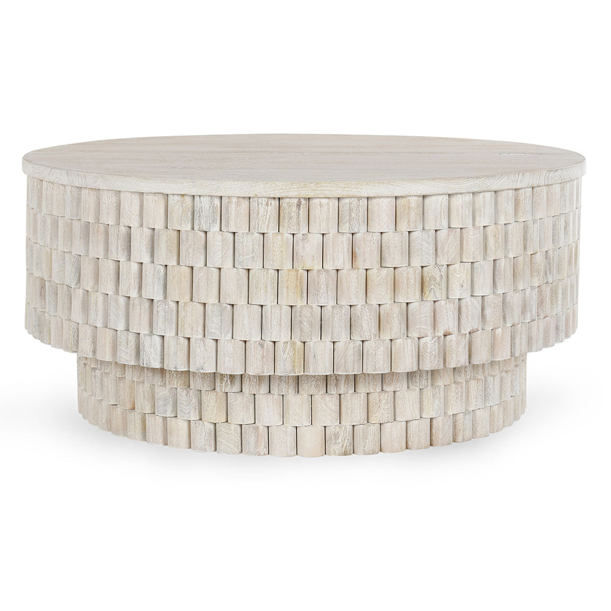 NORWOOD CREAM ROUND COFFEE TABLE