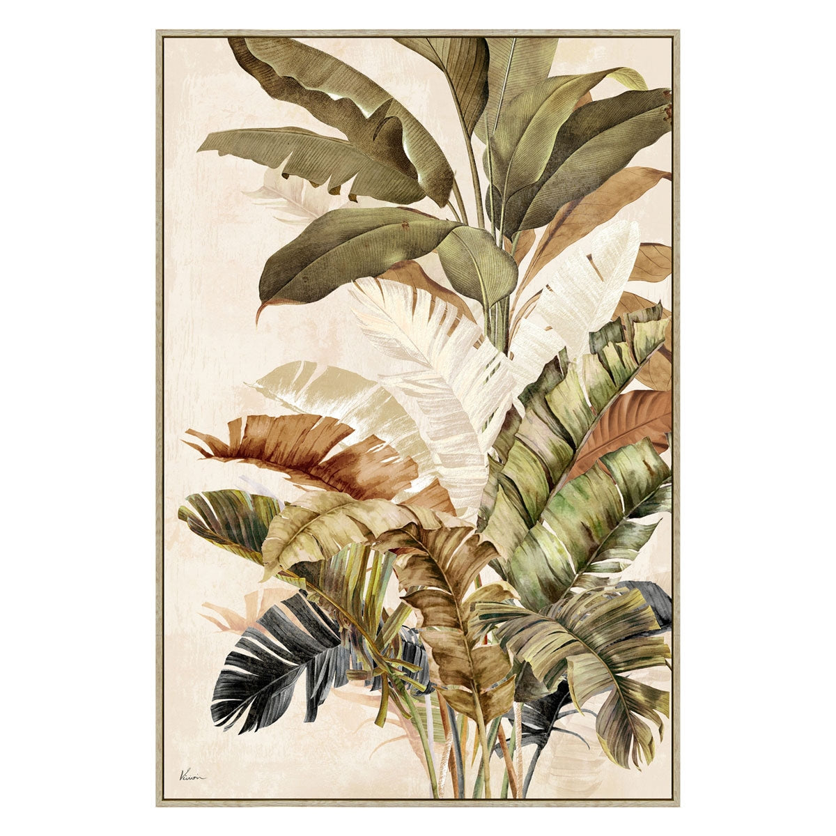 WARM PALMS II CANVAS ART