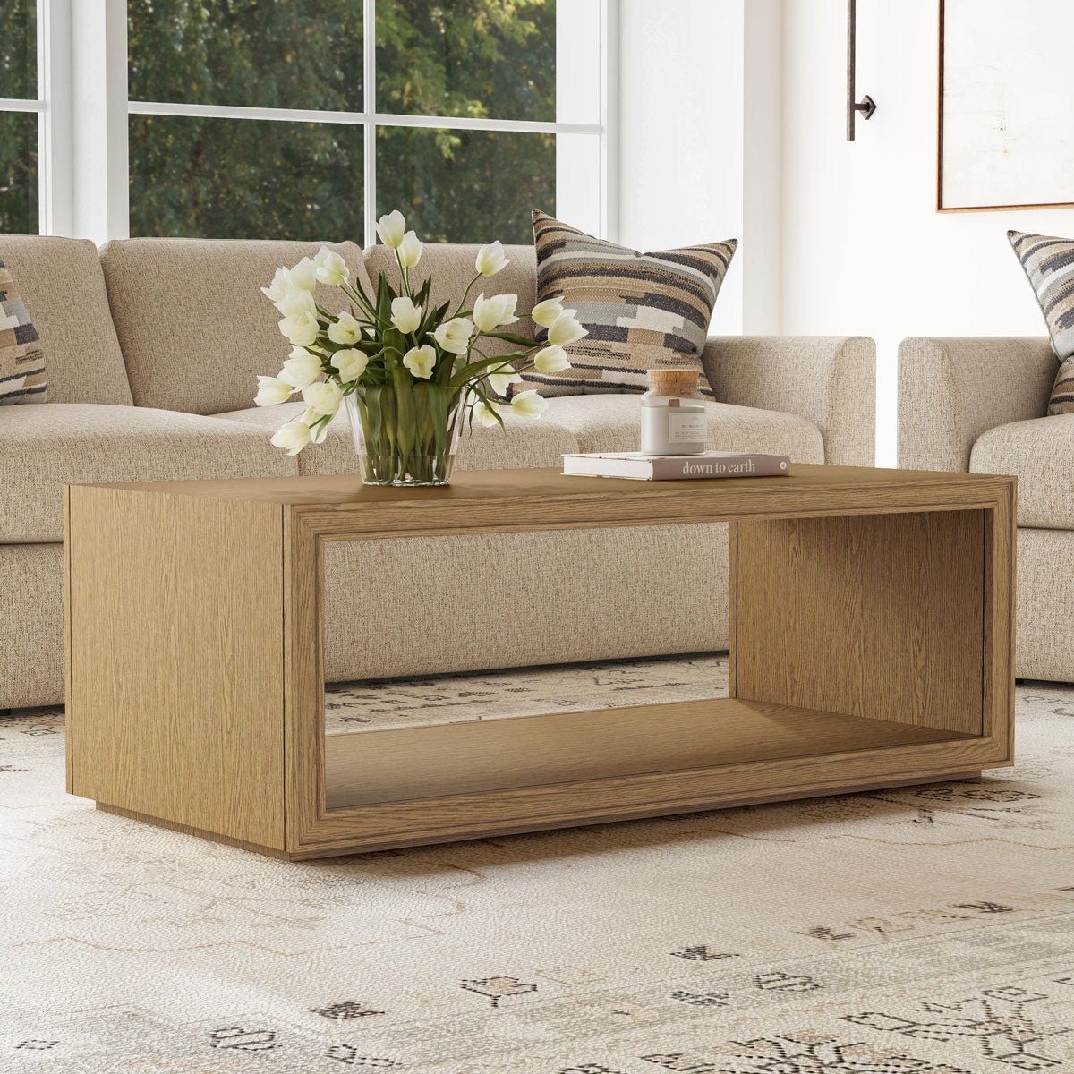 WATERFALL LIGHT COFFEE TABLE