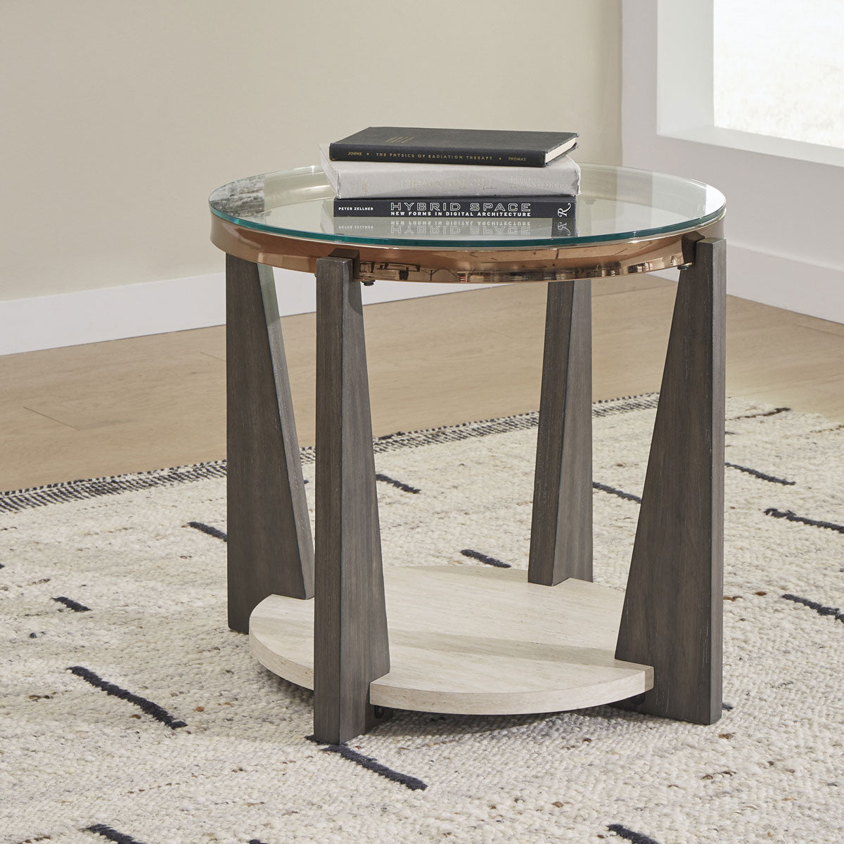 FRASIER ROUND END TABLE