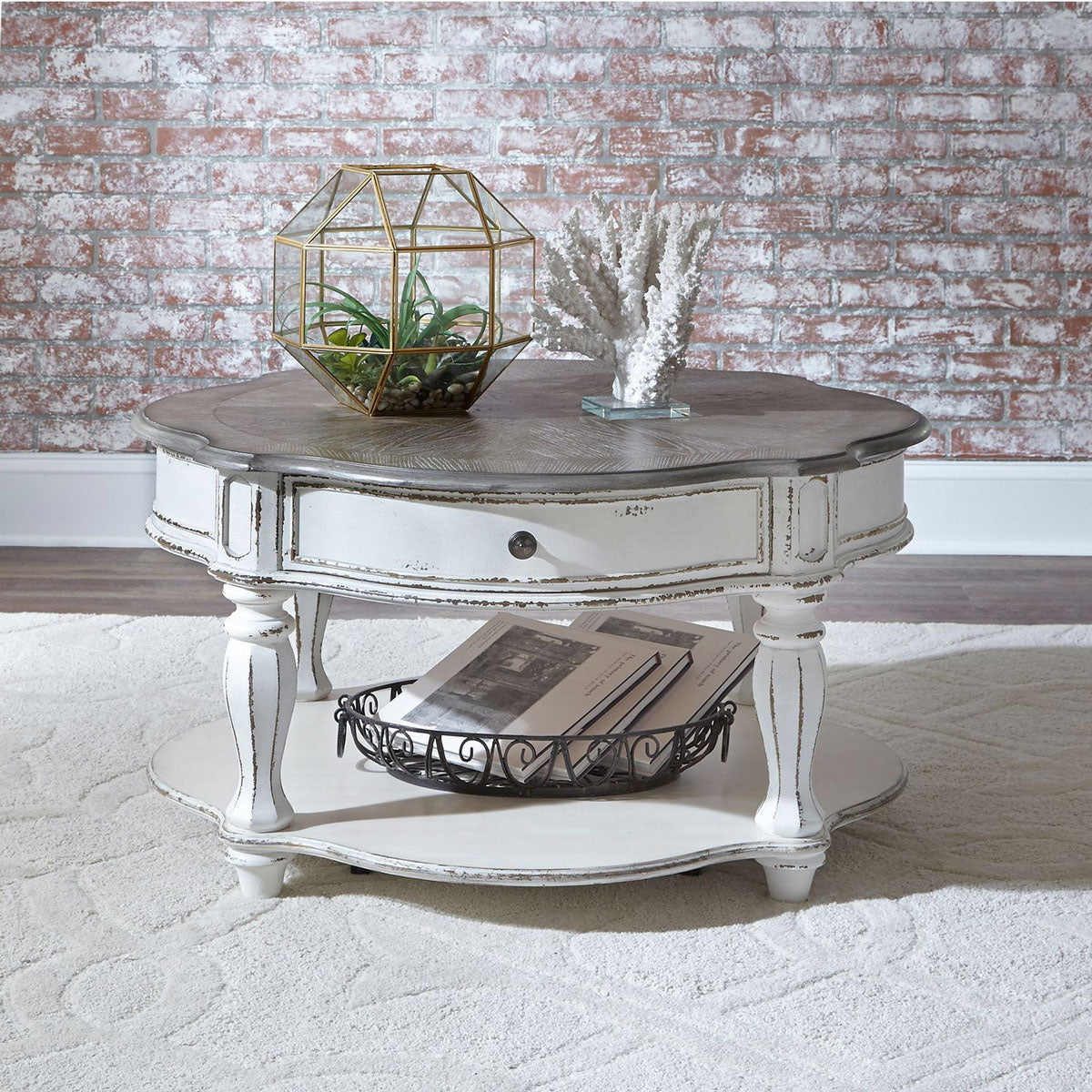 OLYMPIA ROUND COCKTAIL TABLE