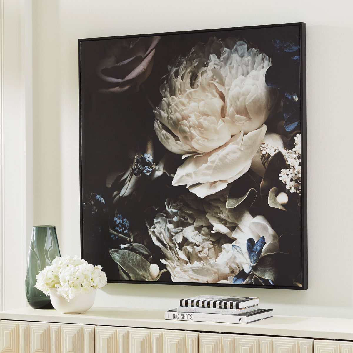 HURSHAW FLORAL CANVAS ART