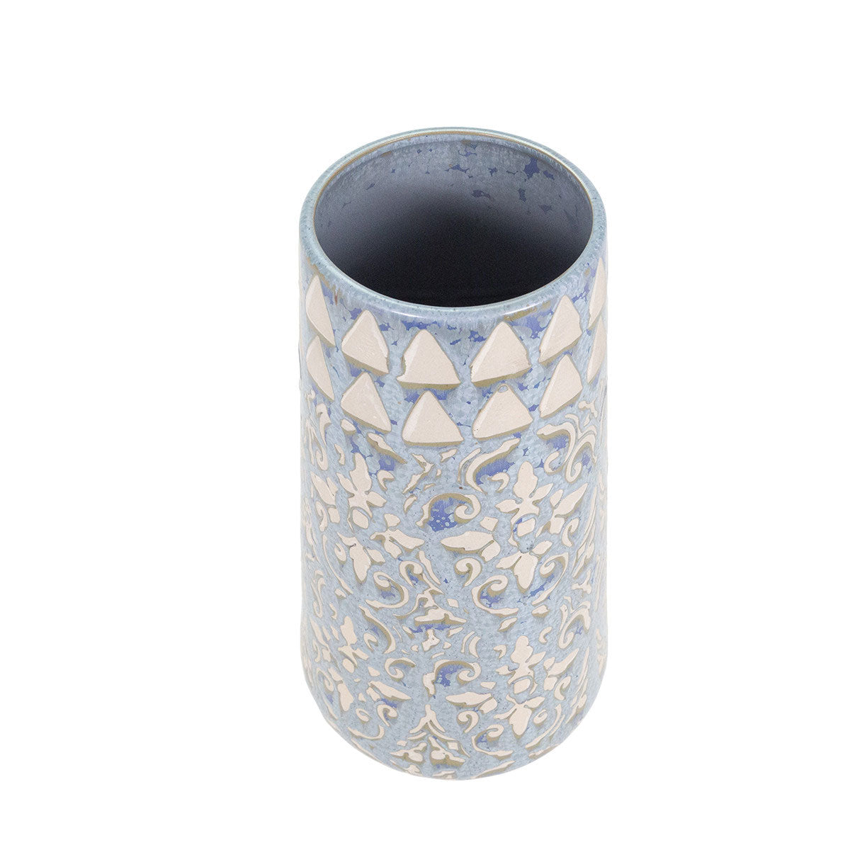 Liam Bl/crm Flrl Vase Short