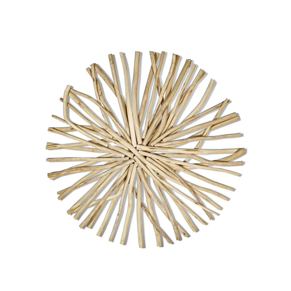 NATURAL BRANCH RND WALL ART