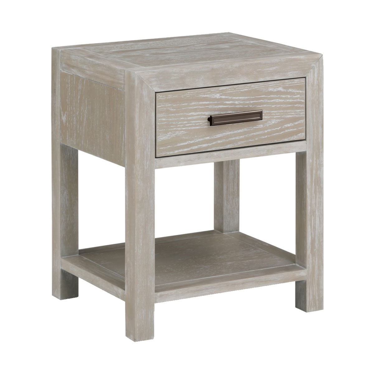 Fresno Grey 1 Drawer Nightstand