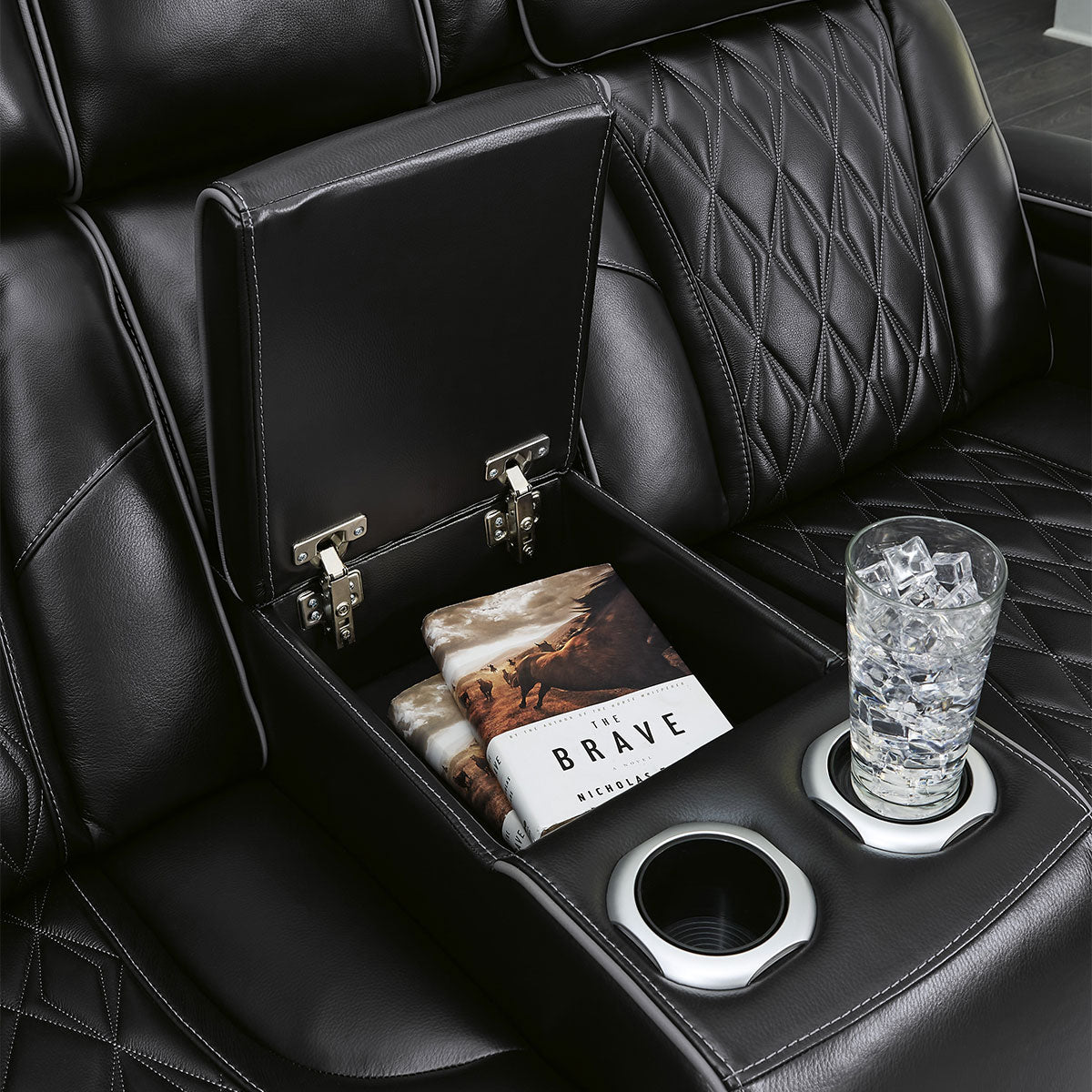 OPTIMUS BLACK CONSOLE LOVE W/POWER HEADREST