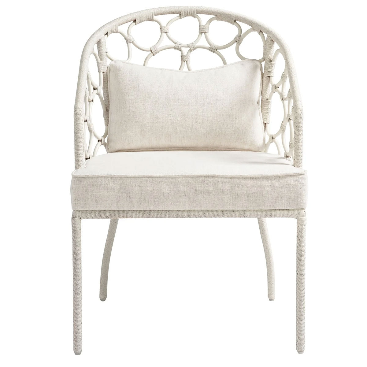 PEBBLE WHITE DINING CHAIR