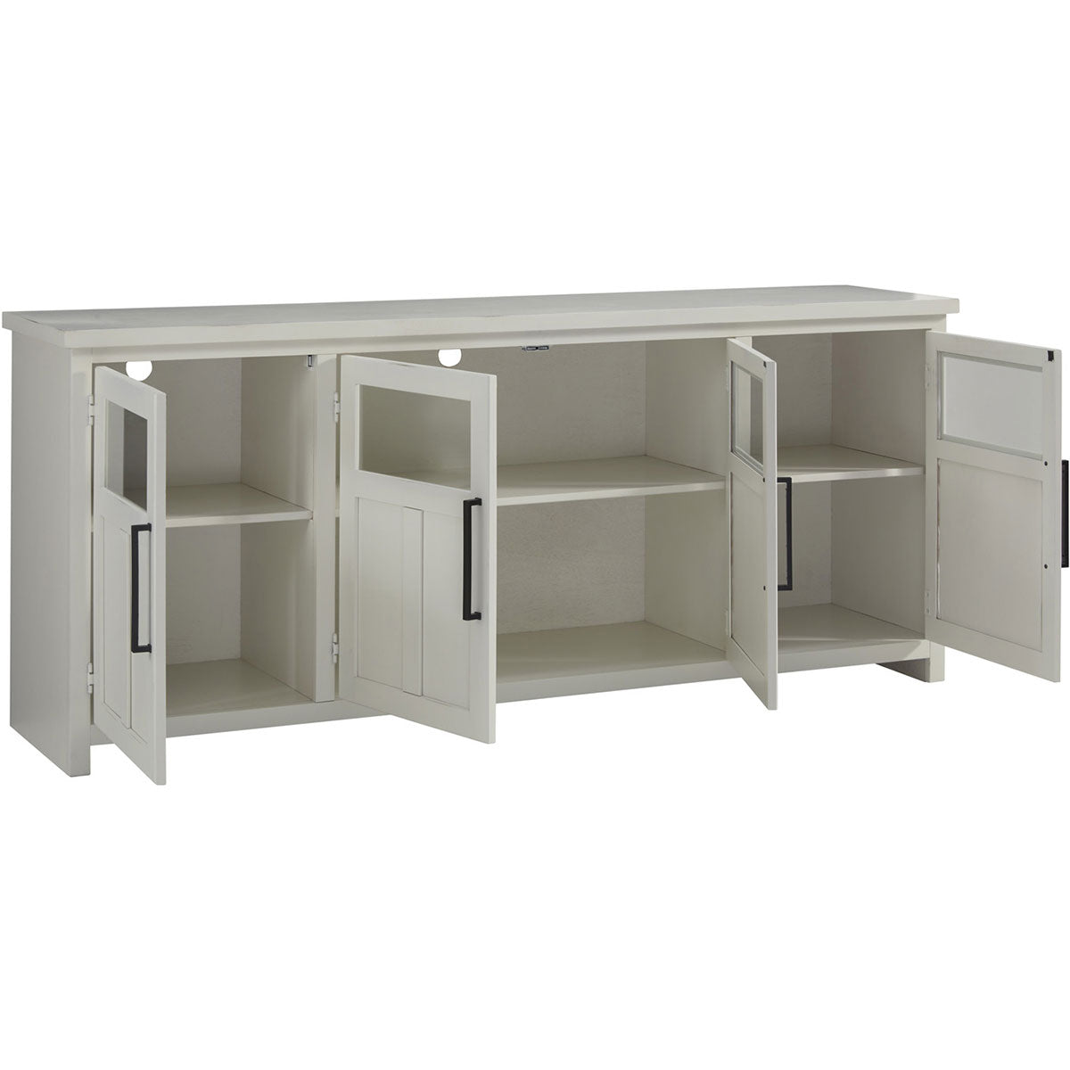 SHAKER WHITE 78" CONSOLE