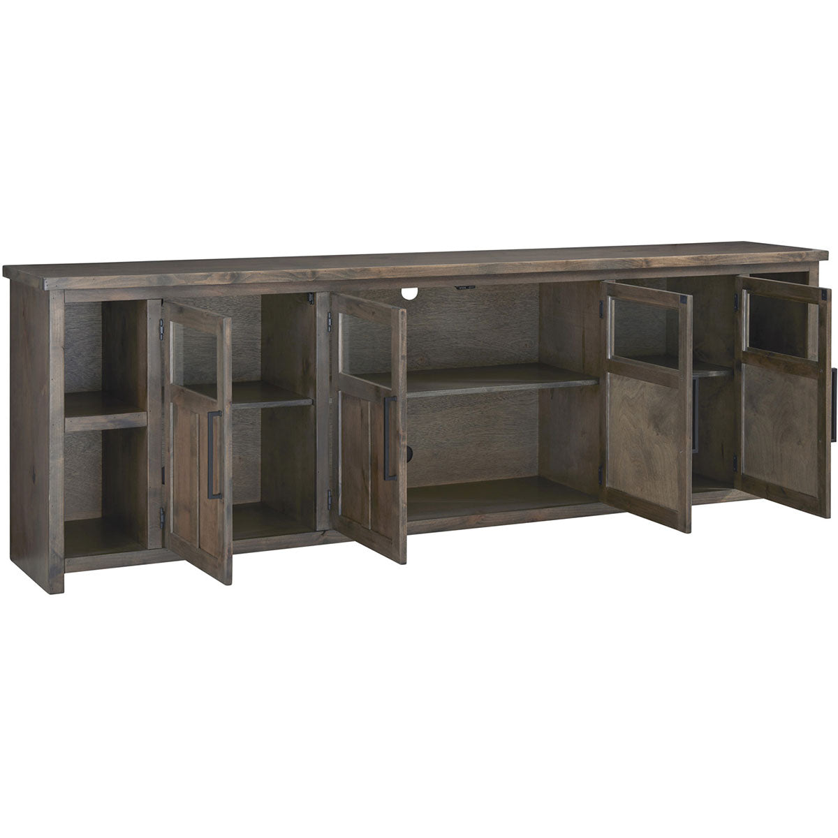 SHAKER BROWN 98" CONSOLE