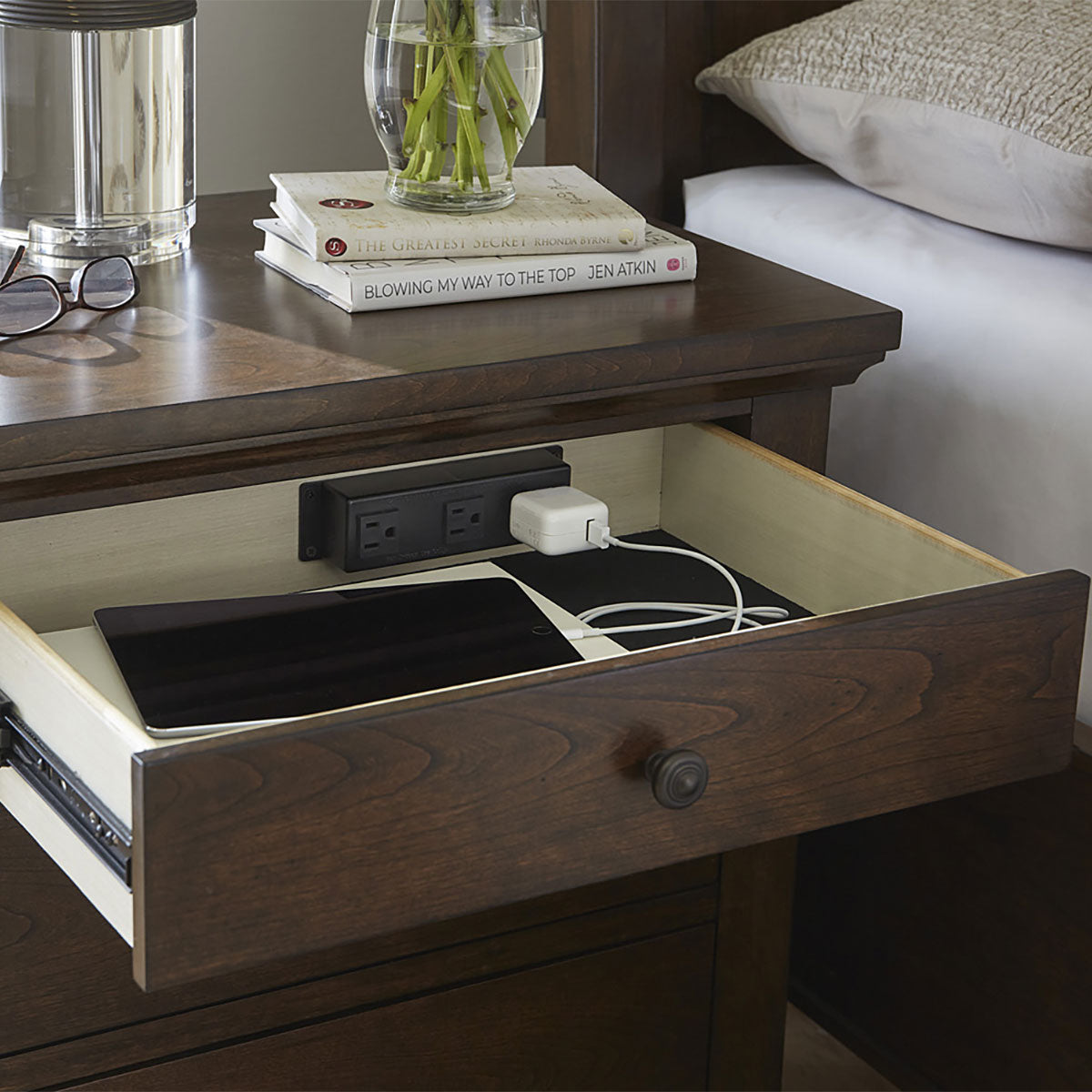 Cambridge Cherry Live 360 Nightstand