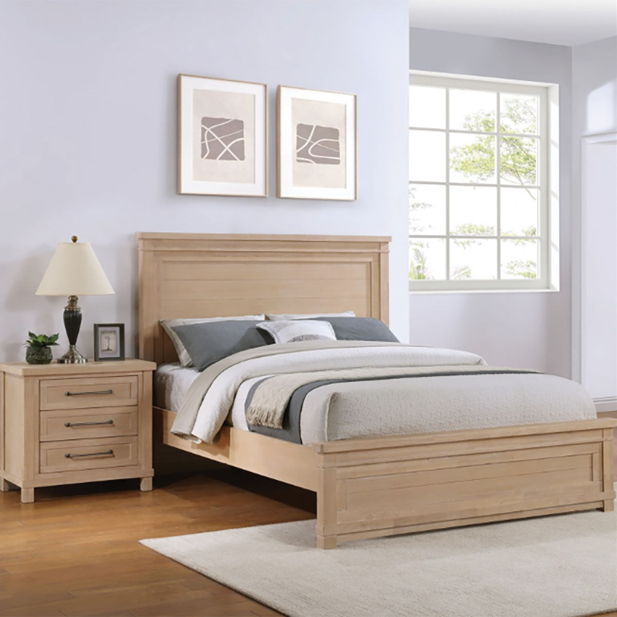 Mayville 3 Drawer Nightstand