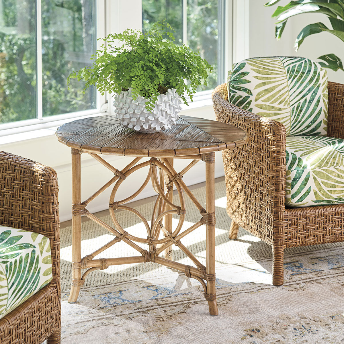 PALM ISLAND DROP LEAF ACCENT TABLE