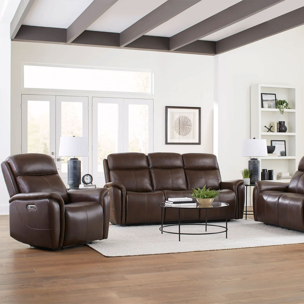 PLATINUM AUBURN RECLINER W/POWER HEADREST