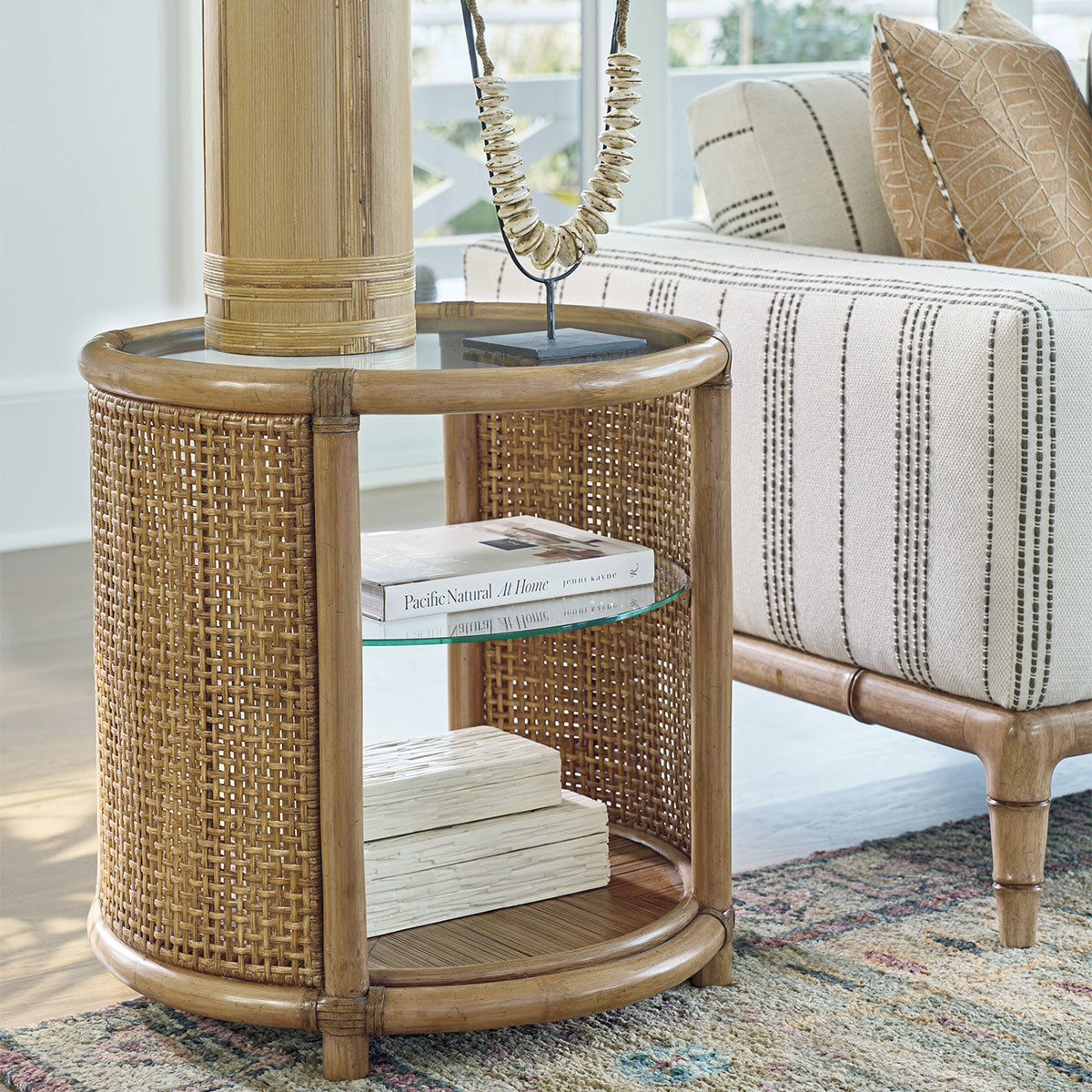 TORTUGA ROUND END TABLE