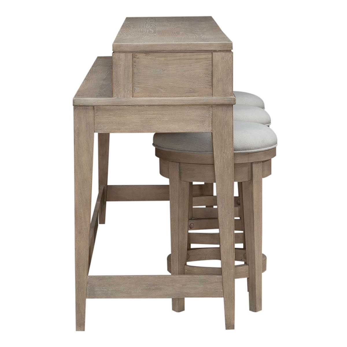 BRENTWOOD CONSOLE W/3 STOOLS