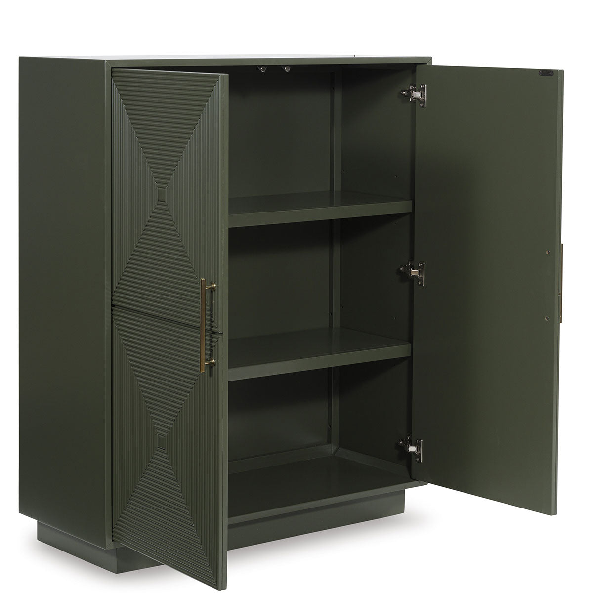 GEIRWOOD GREEN ACCENT CABINET