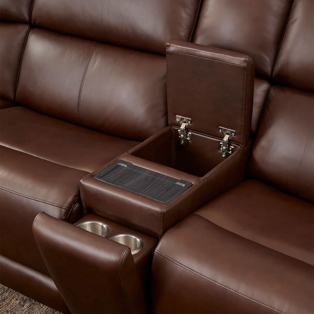 OASIS TRUFFLE BROWN 6 PIECE SECTIONAL