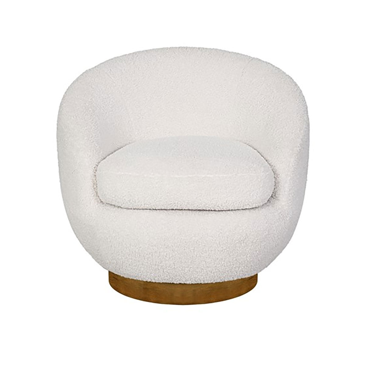JESSY SWIVEL CHAIR IN CREAM