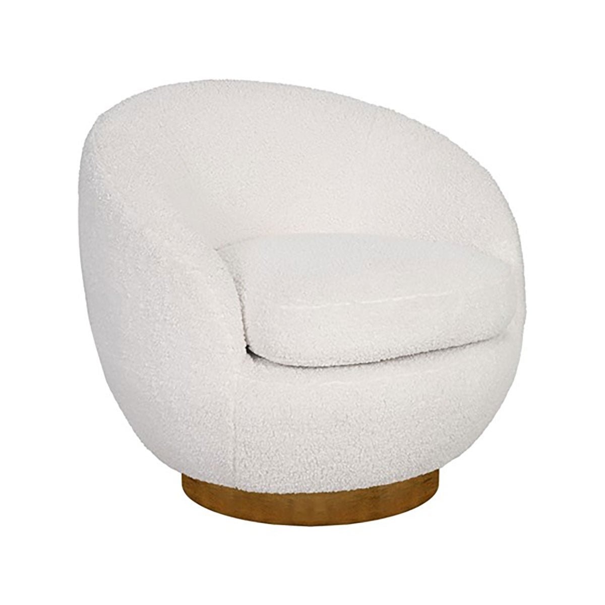JESSY SWIVEL CHAIR IN CREAM