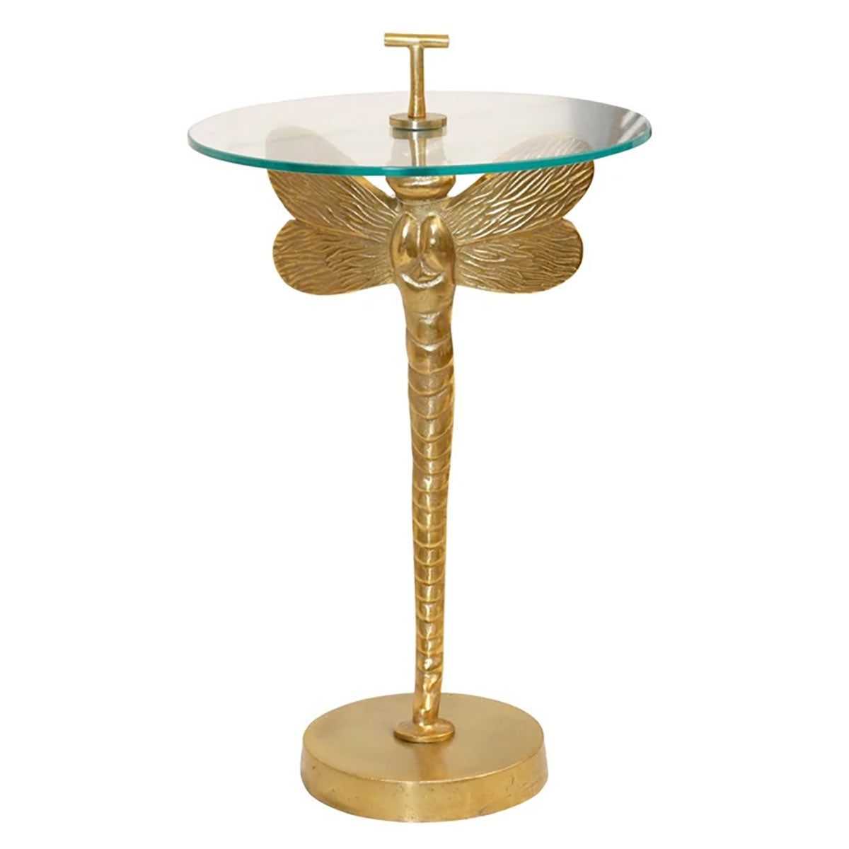 GOLD DRAGONFLY SIDE TABLE