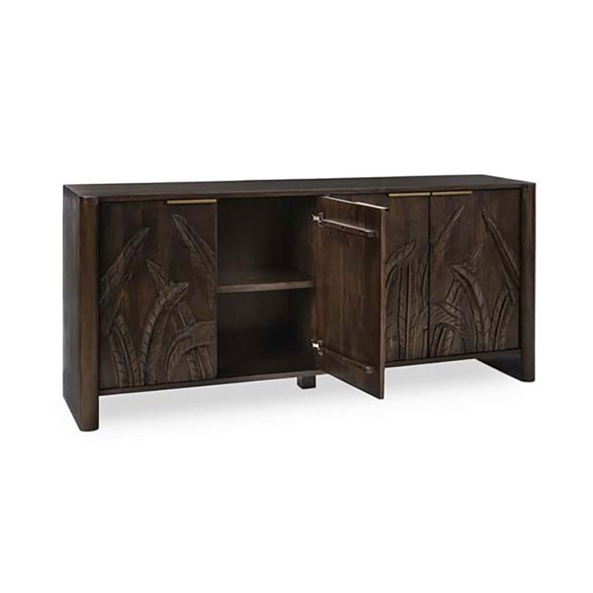 LEDRO BROWN 4 DOOR CABINET
