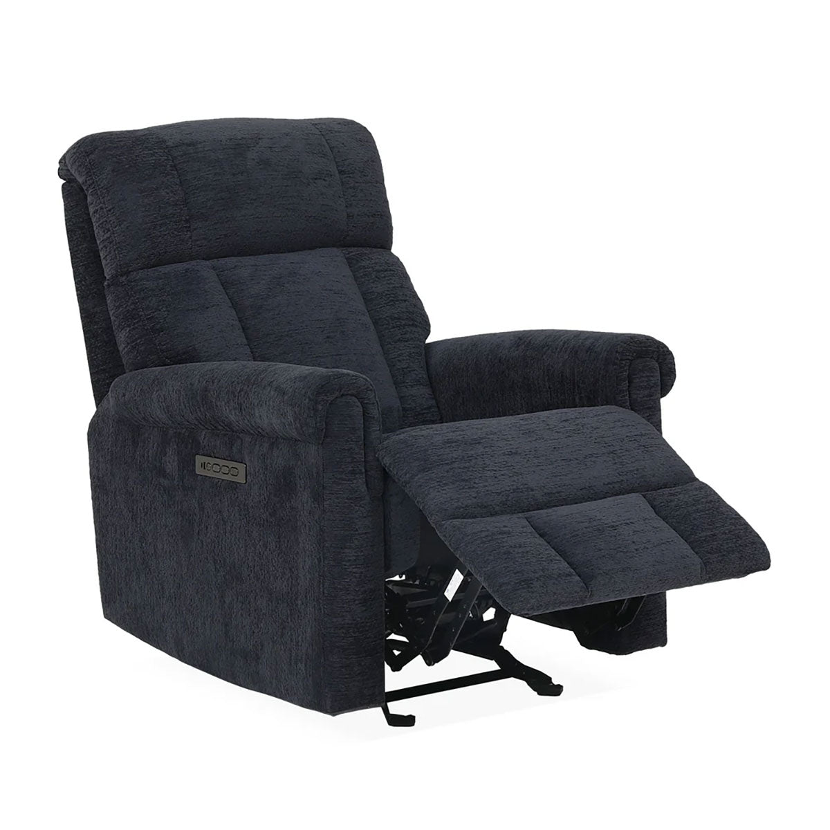 CLASSIC BLUE RECLINER W/POWER HEADREST /LUMBAR