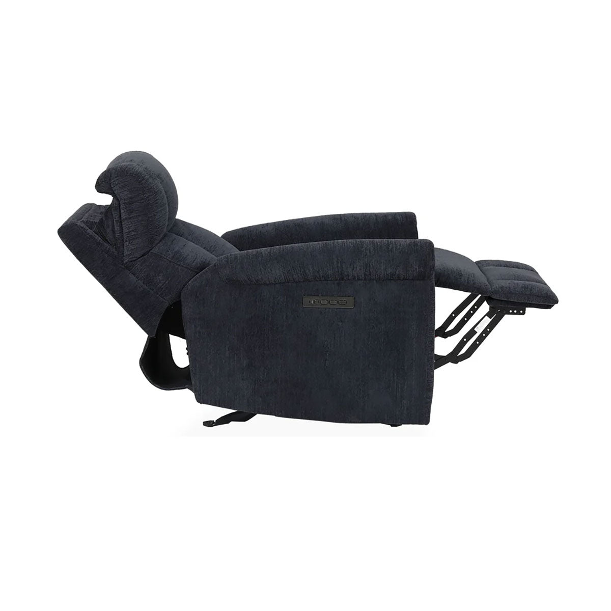CLASSIC BLUE RECLINER W/POWER HEADREST /LUMBAR