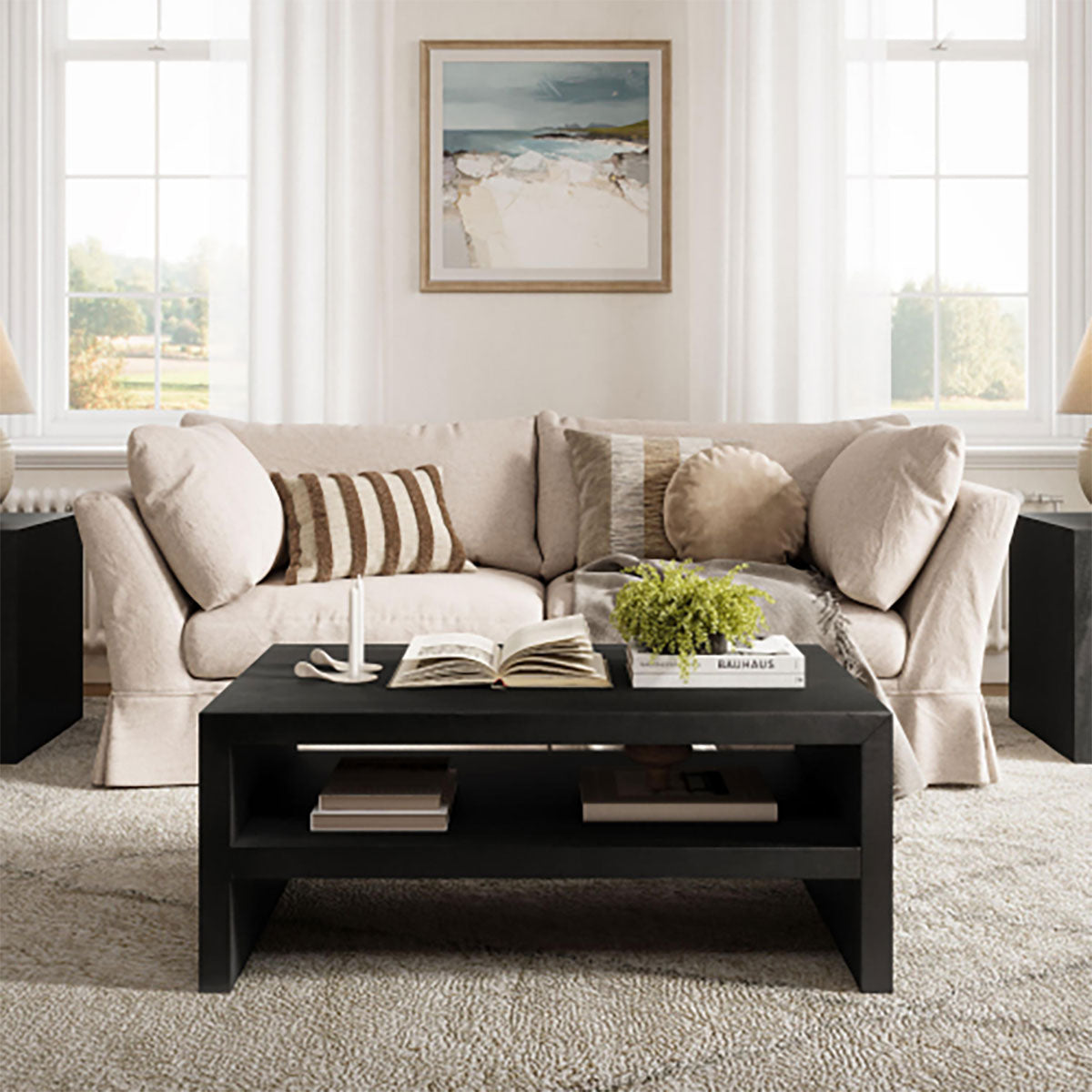 DEV BLACK COCKTAIL TABLE
