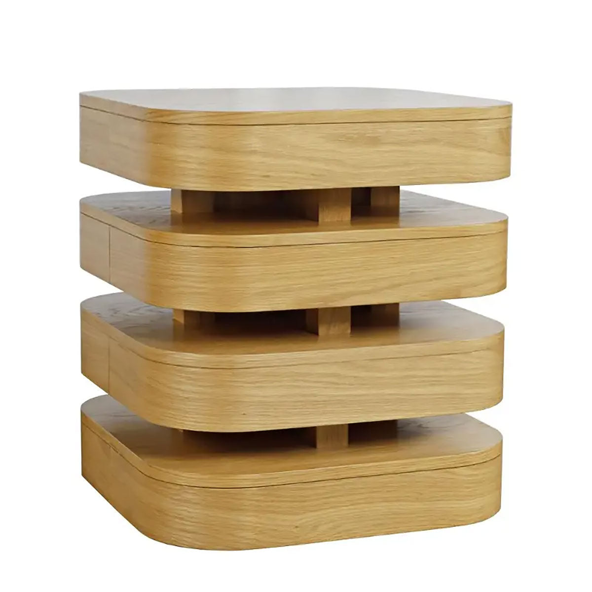 BRIX OAK SQUARE END TABLE