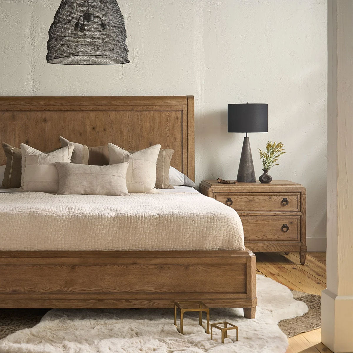 Sienna Two Drawer Nightstand
