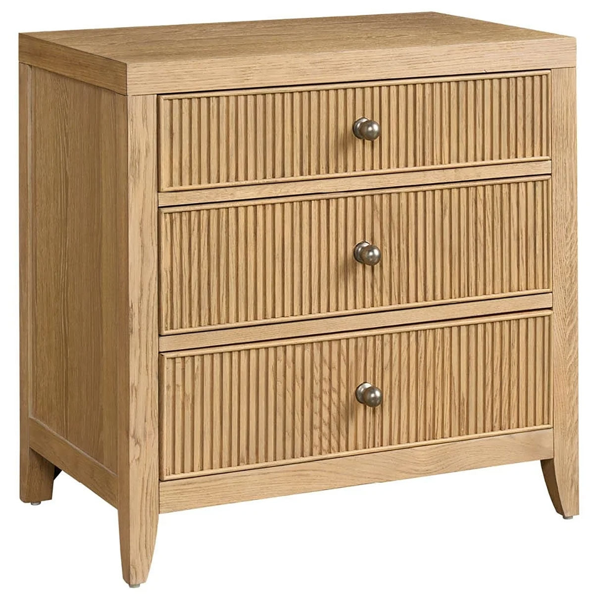 Carmen Tan Three Drawer Nightstand