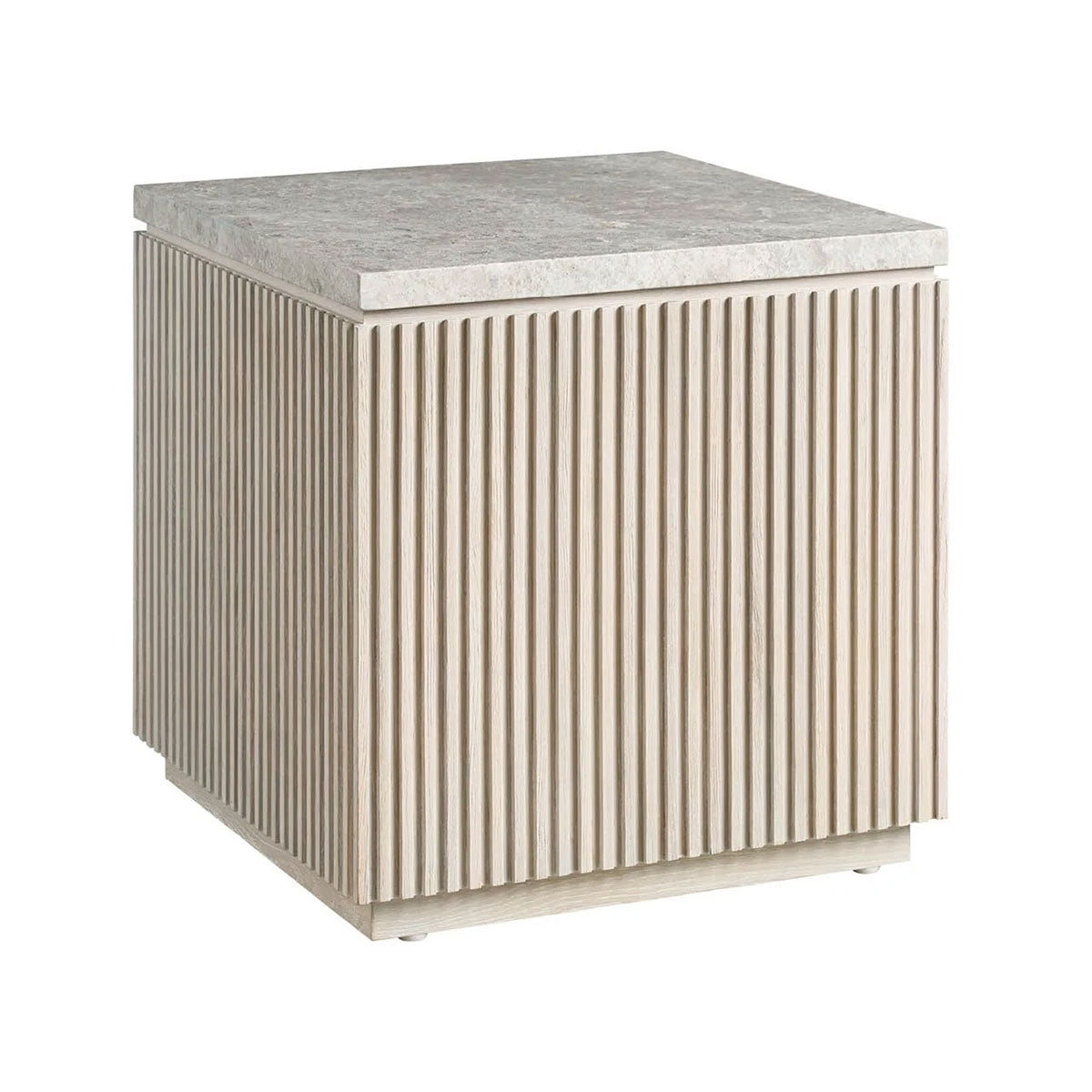 CARMEN WHITE SIDE TABLE