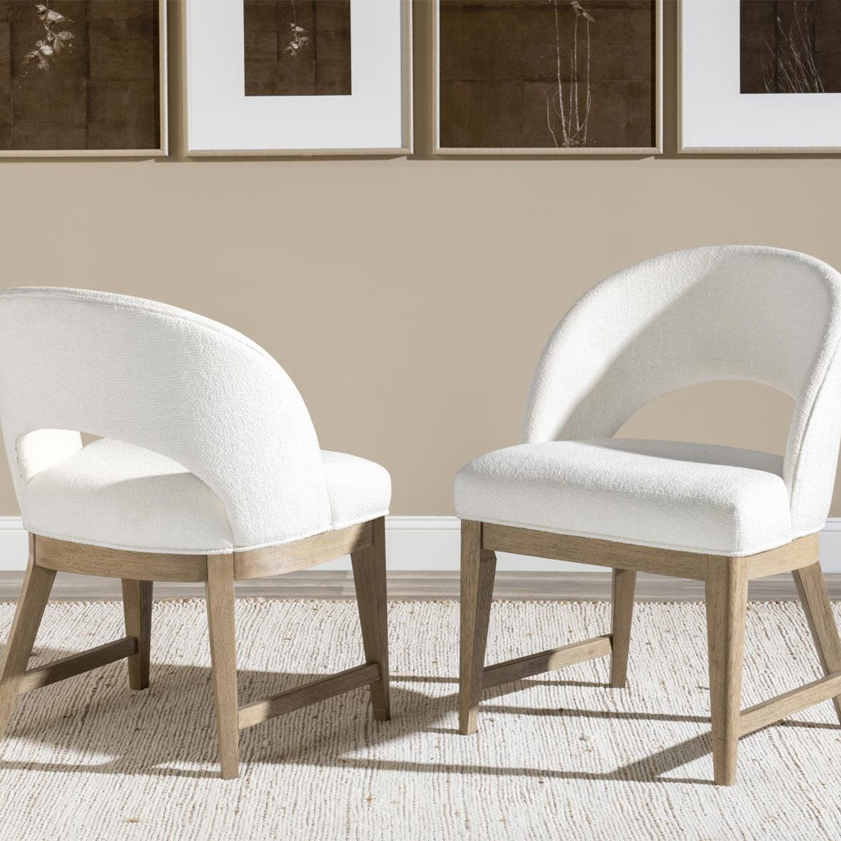 MELROSE UPHOLSTERED BARREL ARM CHAIR