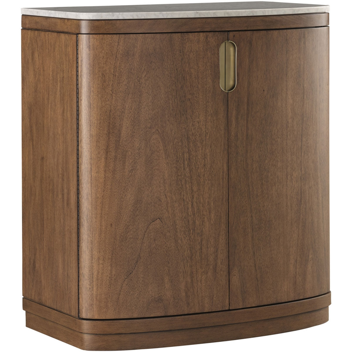CADEN BAR CABINET W/MARBLE TOP