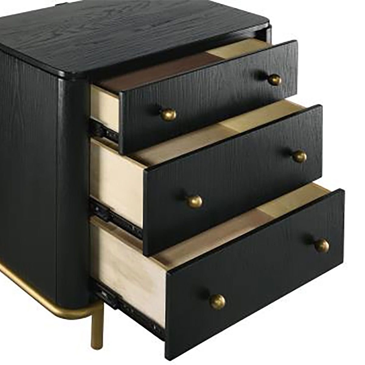 Arini Black Nightstand