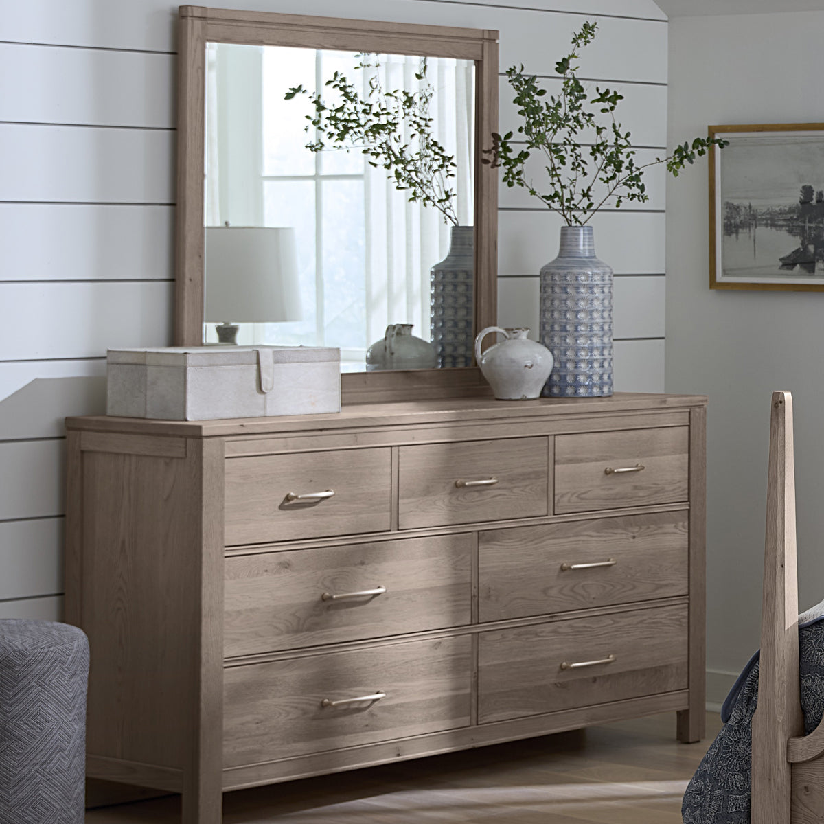 T&T GREY OAK DRESSER