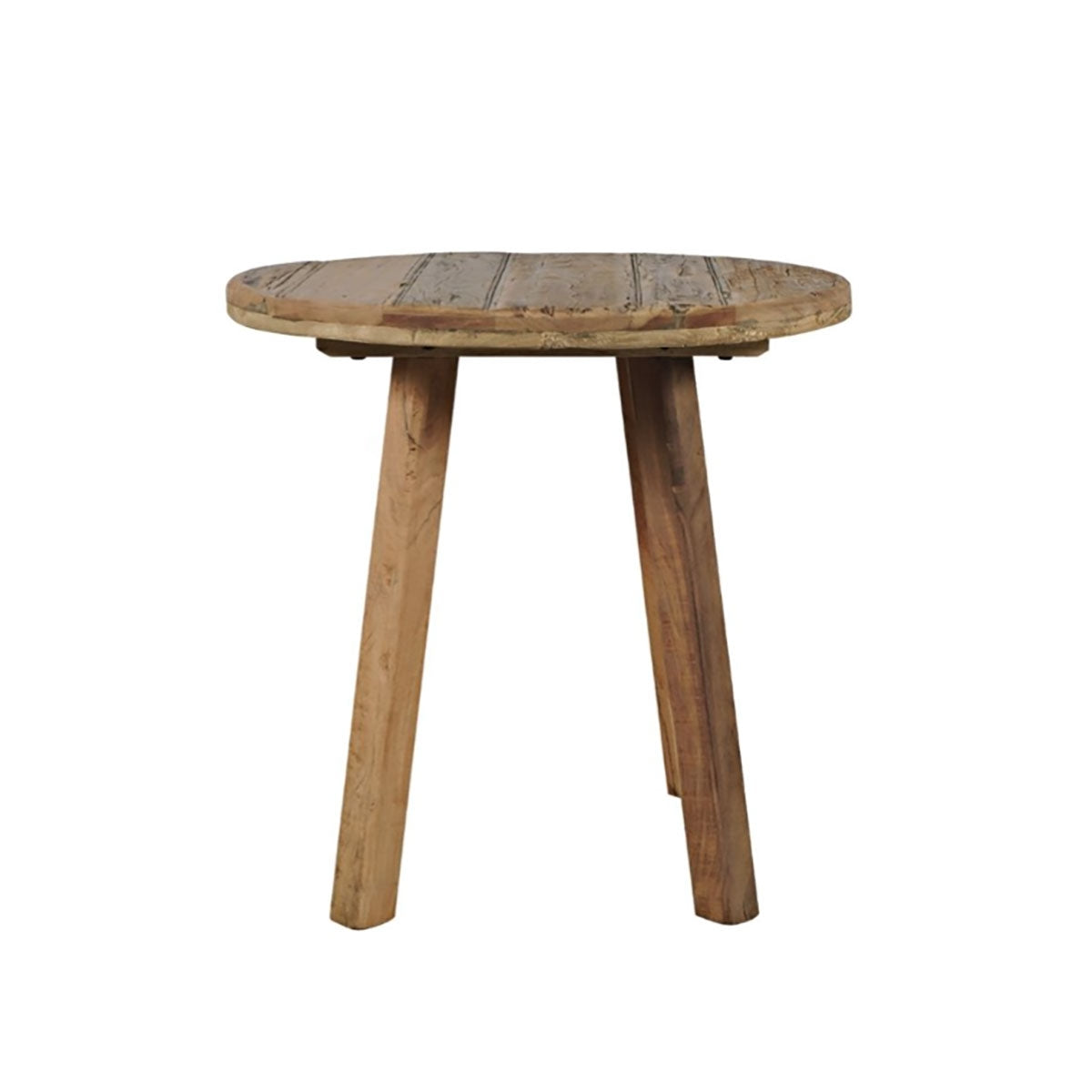 RECLAIMED ROUND END TABLE
