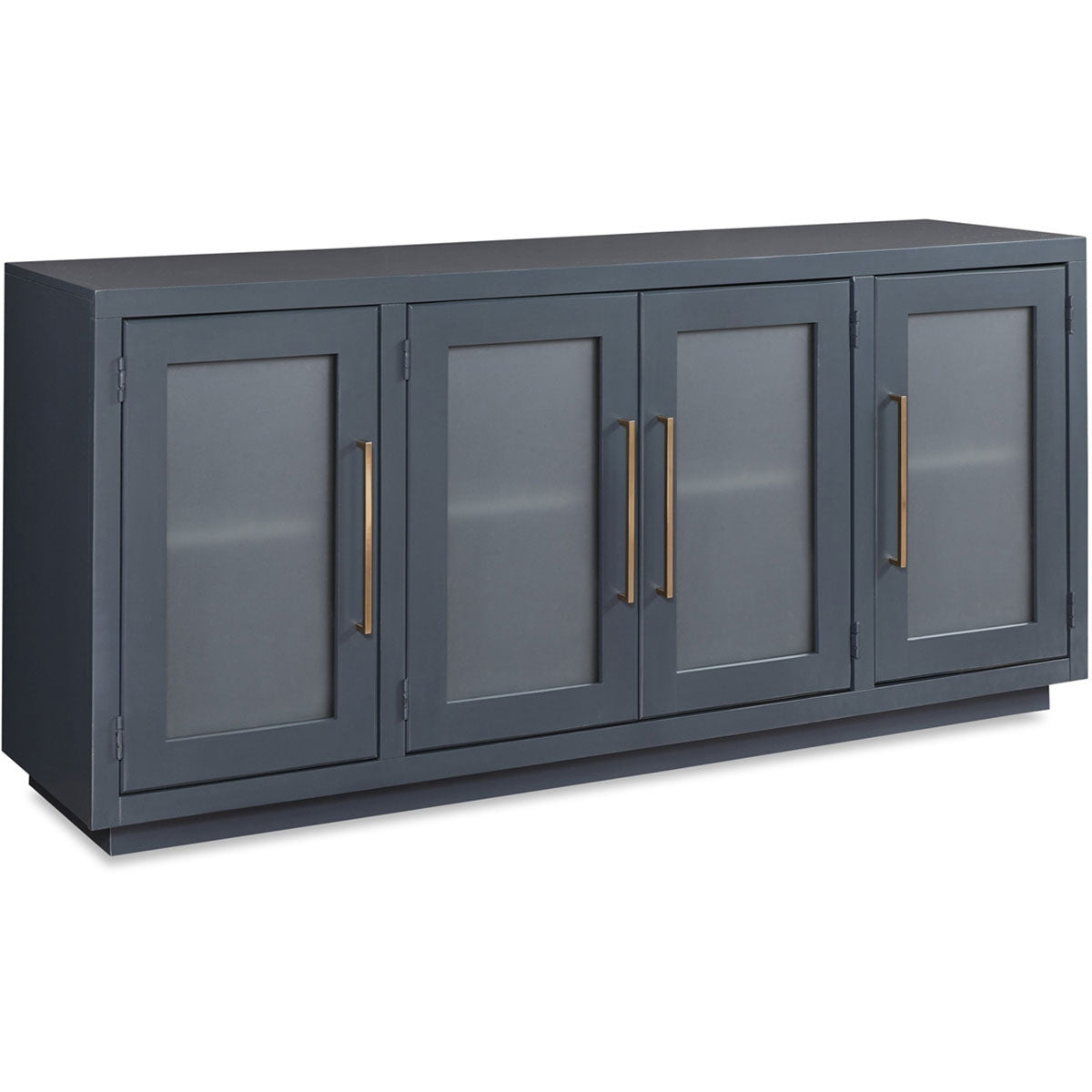 PERRY 66" CONSOLE W/4 DOOR IN BLUE