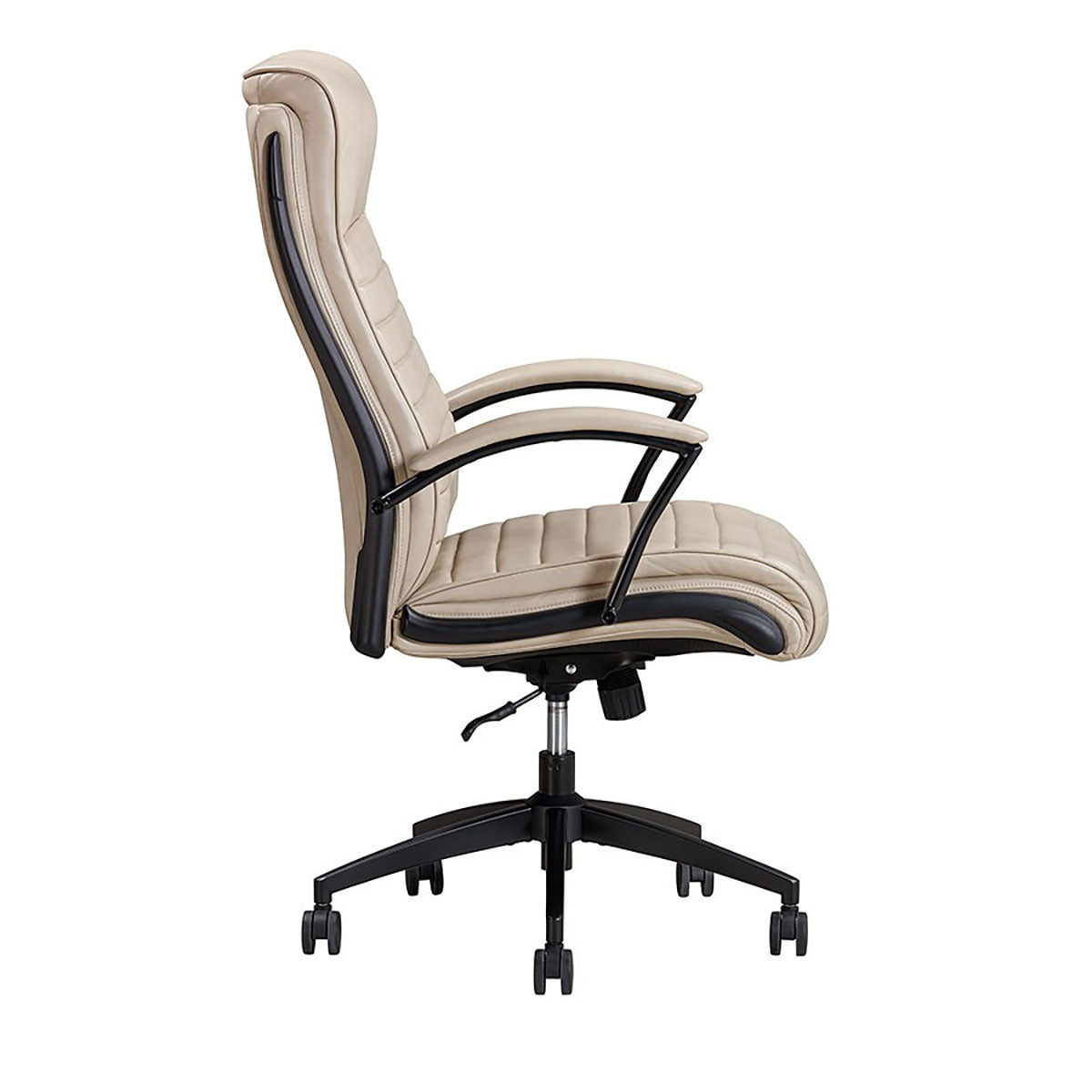370 LEATHER DESK CHAIR IN LINEN
