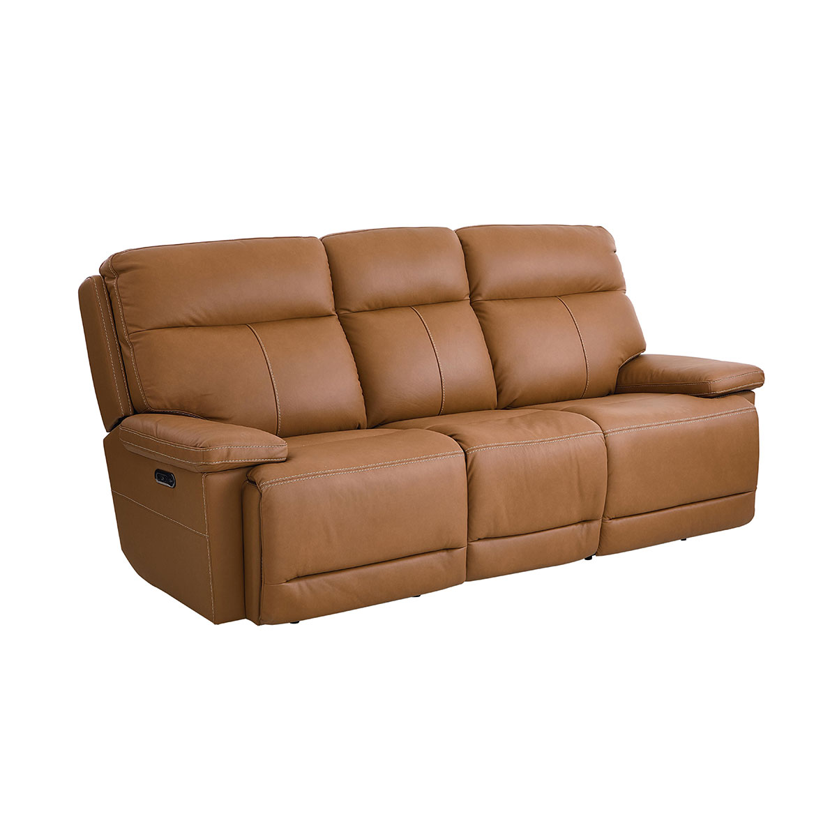 FLETCHER ANTELOPE SOFA W/POWER HEADREST