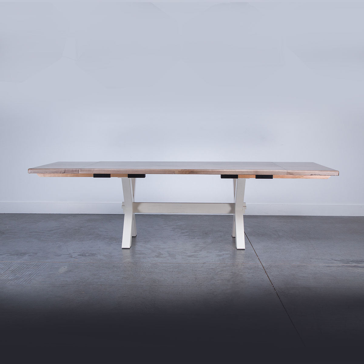 CROSSBUCK EXT 7PC MAPLE DINING