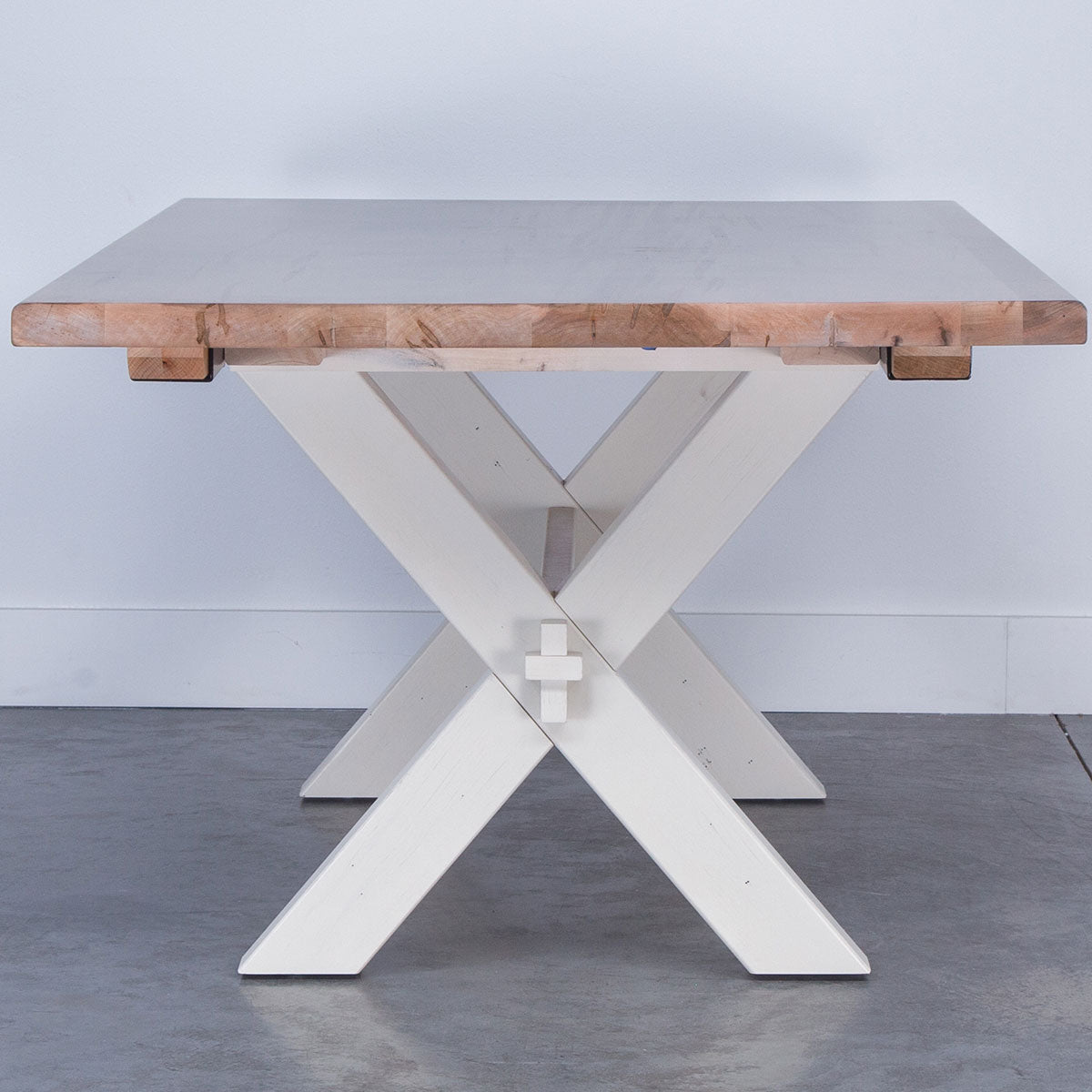 72" MAPLE DINING TABLE W/18" LEAF