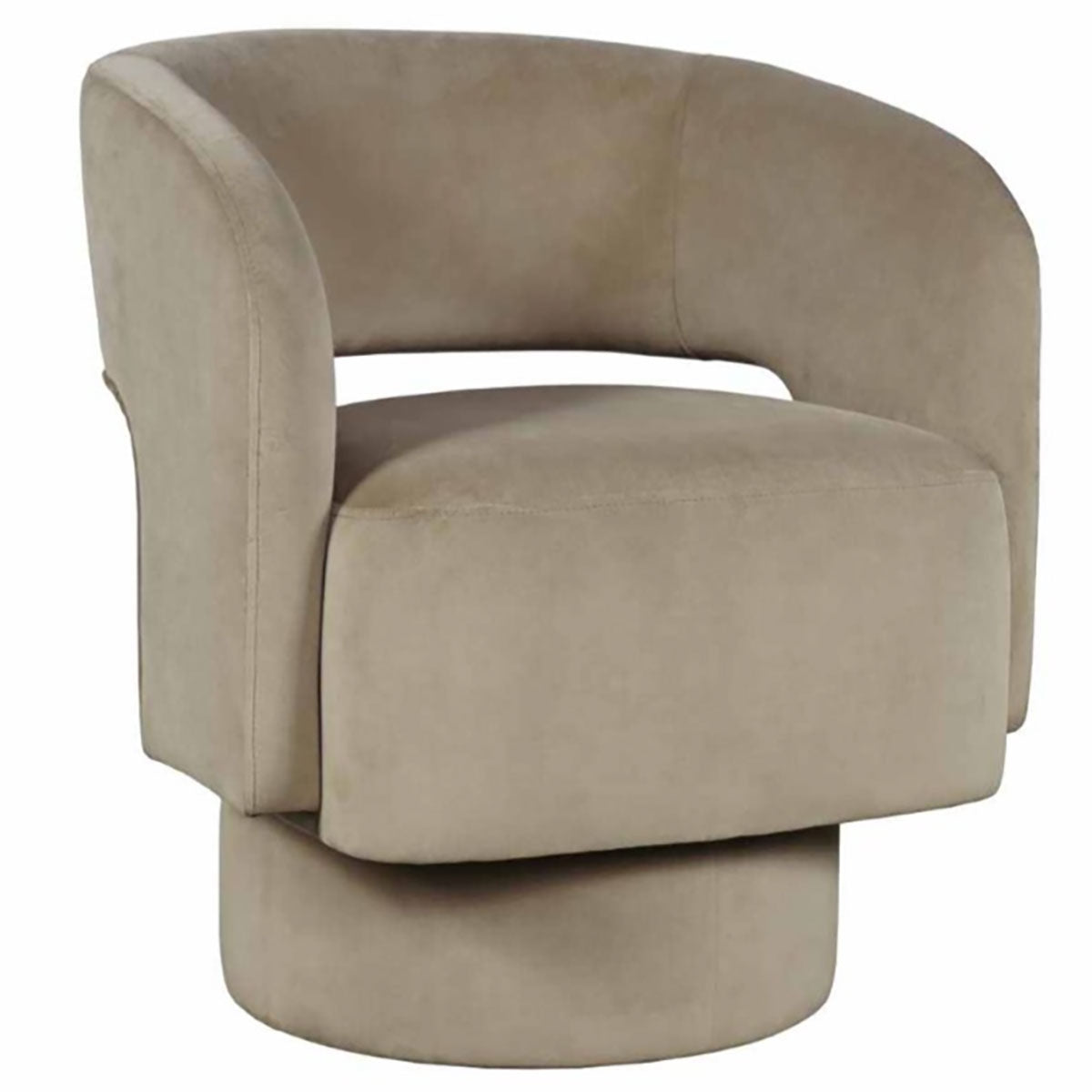 SUTTON SWIVEL CHAIR IN SAND