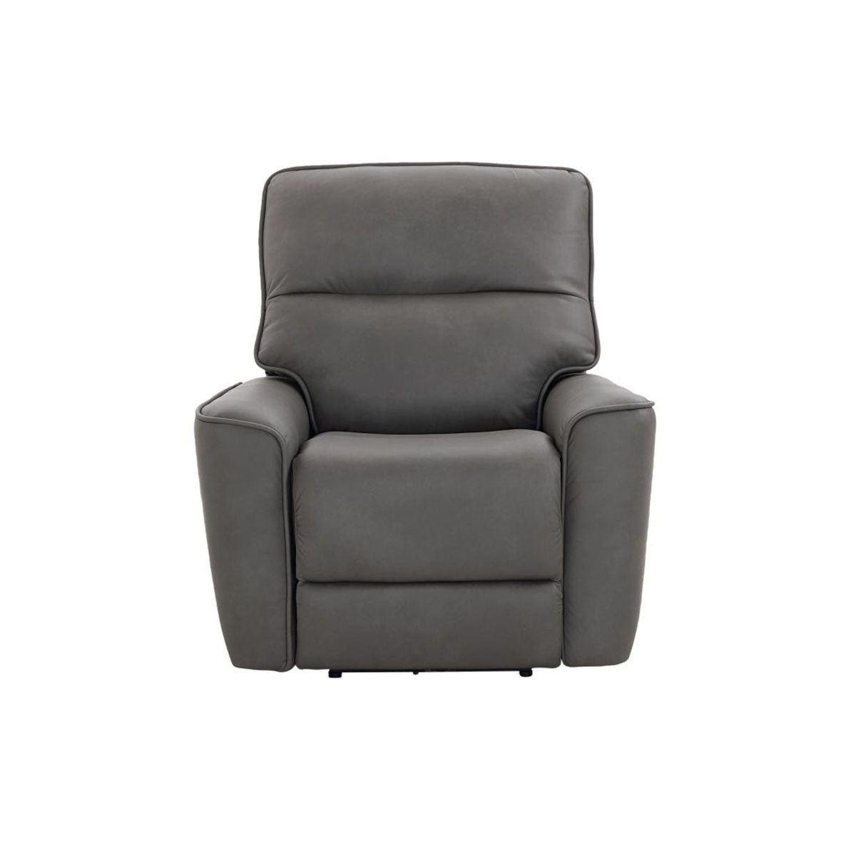 KENNETH GUNMETAL WALL RECLINER W/POWER HEADREST