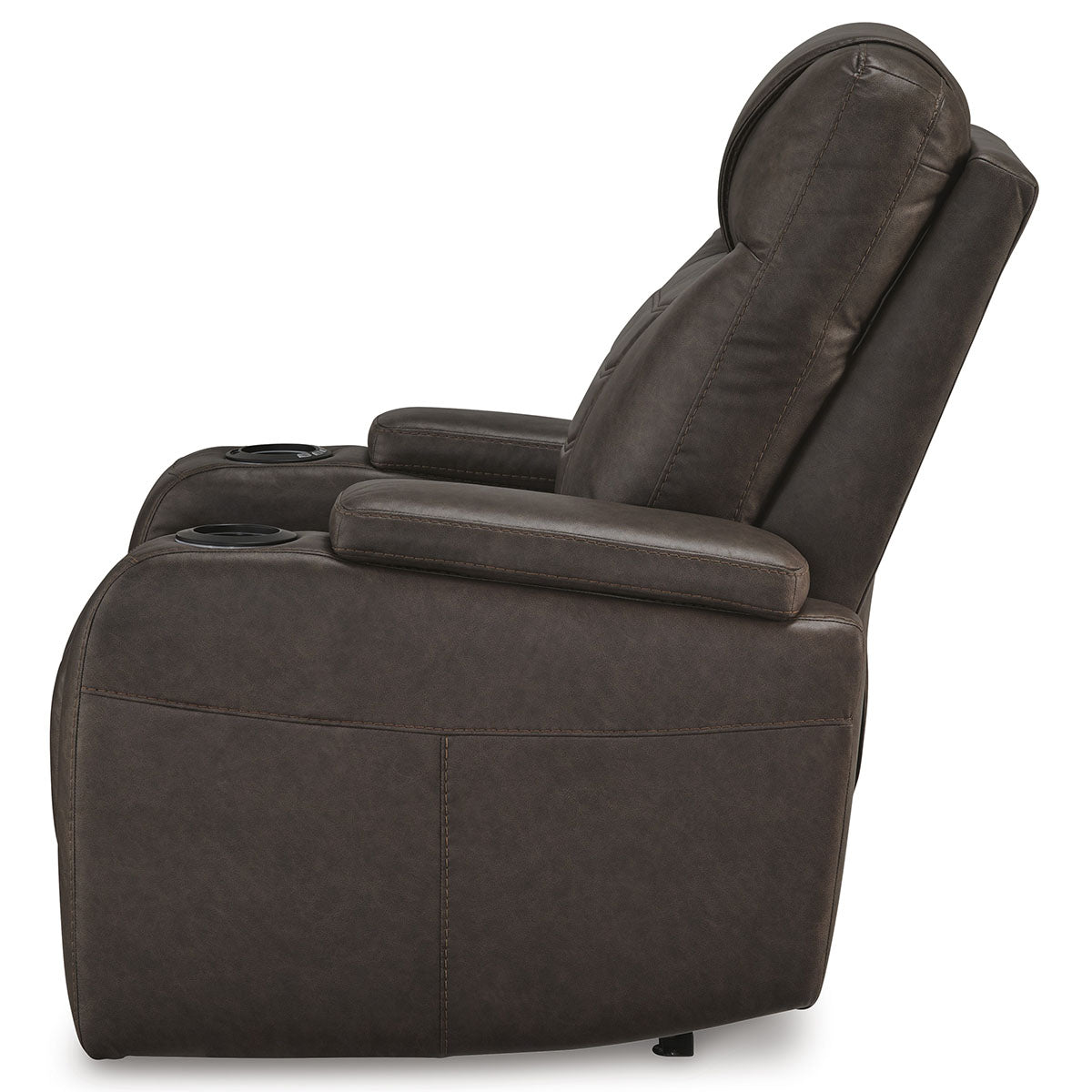 SCHOONER RECLINER WITH POWER HEADREST IN UMBER