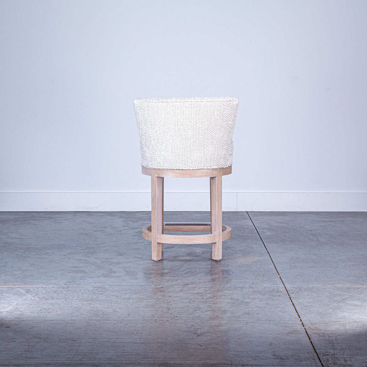 UPHOLSTERED SWIVEL COUNTER STOOL