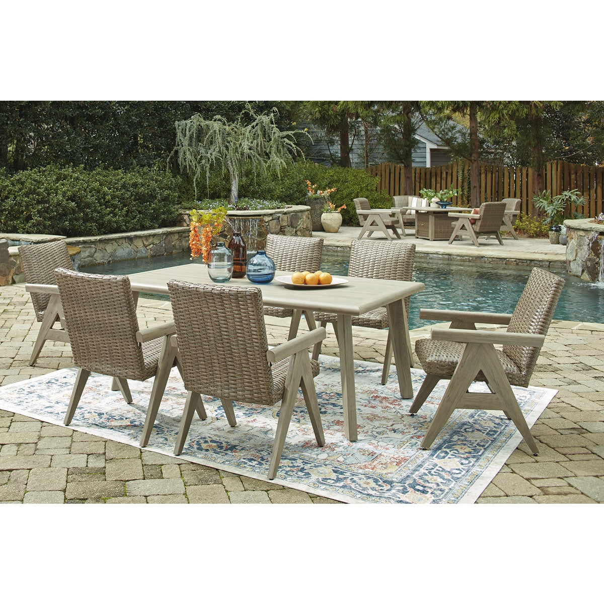 CLIFF TRAILS 7PC PATIO DINING