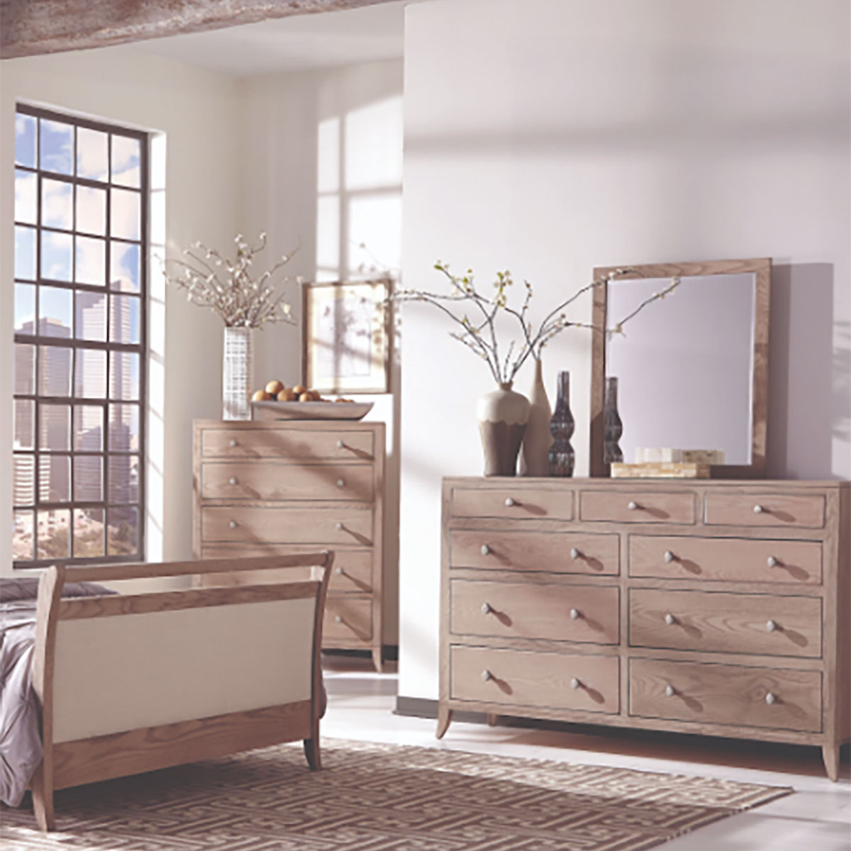 ADRIENNE DRESSER 5 IN OAK